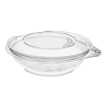 Choice TamperSafe Tô Nhựa PET Trong Suốt Chống Giả Mạo Kèm Nắp Vòm Bản Lề 16 oz 240/Thùng