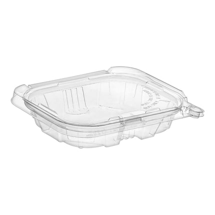 Hộp đựng thực phẩm chữ nhật nhựa PET chống giả mạo Choice TamperSafe 177 ml nắp lật phẳng - Thùng 400 cái