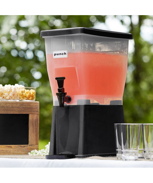 Bình đựng đồ uống / nước ép Choice 11,4 lít đen dáng thon