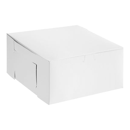 Hộp đựng bánh giấy trắng Baker's Lane 25 x 25 x 13 cm - Thùng 100 cái