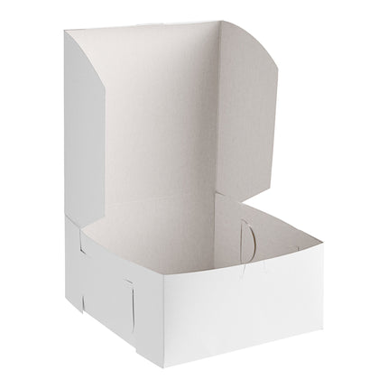 Hộp đựng bánh giấy trắng Baker's Lane 25 x 25 x 13 cm - Thùng 100 cái