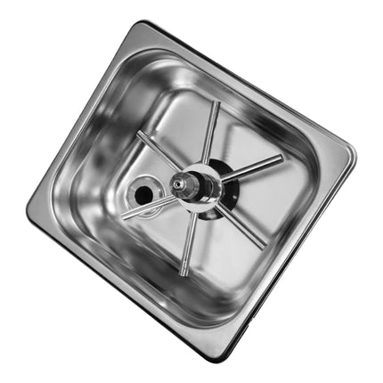 Vòi rửa ca đánh sữa Rhino Coffee Gear RHPR150-S thép không gỉ 17,5 x 15,9 x 6,2 cm van Spinjet
