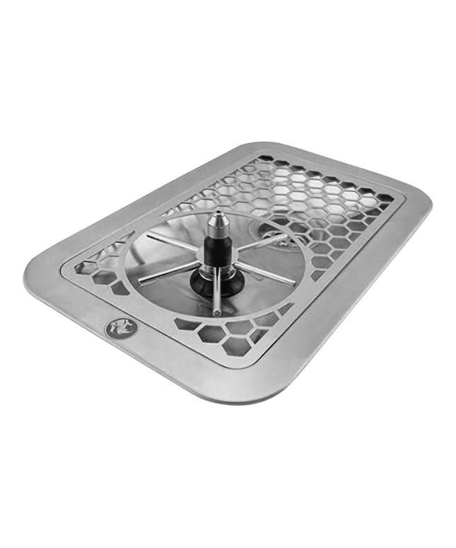 Bồn xịt rửa ca đánh sữa thép không gỉ Rhino Coffee Gear RHPR300-S 35 x 23 x 9 cm van Spinjet