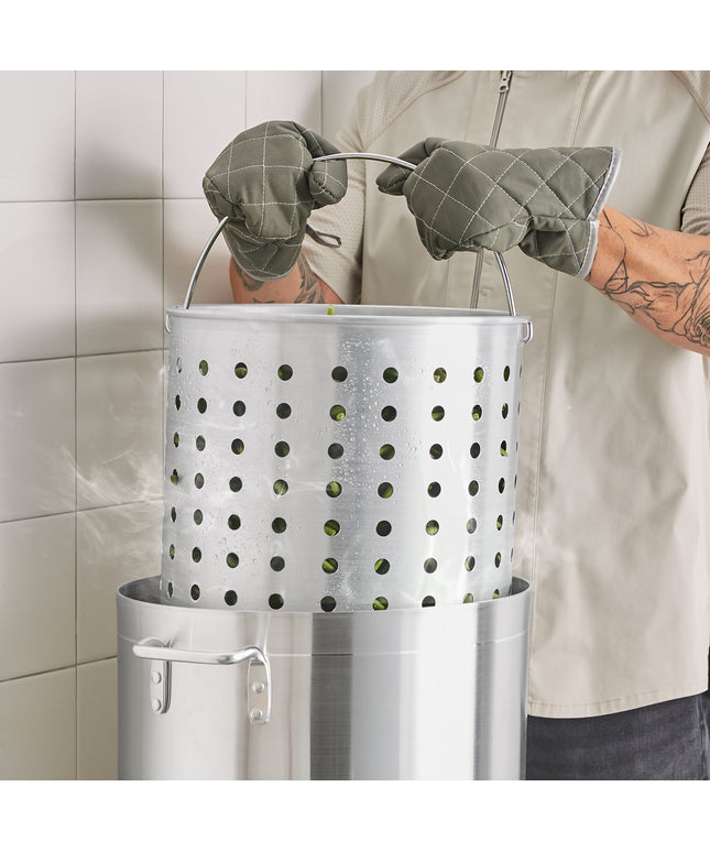 Giỏ hấp bằng nhôm cho nồi nấu nước dùng Choice 60 qt
