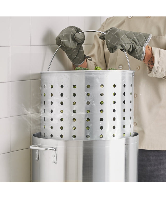Giỏ hấp bằng nhôm cho nồi nấu nước dùng Choice 80 qt