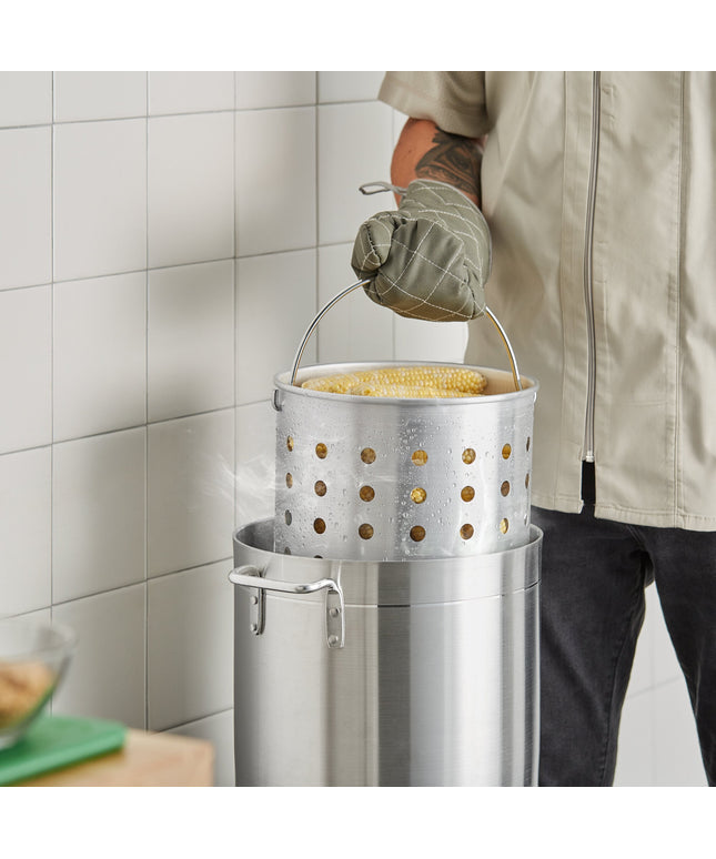 Giỏ hấp bằng nhôm cho nồi nấu nước dùng Choice 20 qt