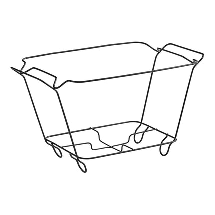Giá đỡ khay hâm nóng dây thép Choice màu đen cho khay nửa khổ dùng một lần