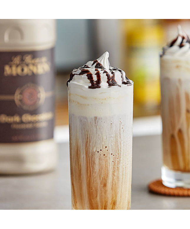 Sốt tạo hương socola đen Monin 1,9 lít - Thùng 4 chai