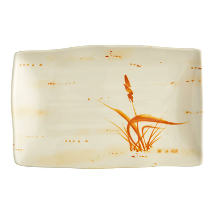 Đĩa chữ nhật melamine Acopa Brassia 28 x 18 cm - Thùng 12 cái