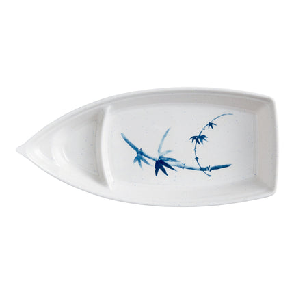 Thuyền sushi nhựa melamine Acopa Biru 30 x 14 cm - Thùng 12 cái