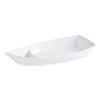 Thuyền sushi melamine Emperor's Select 30 x 14 cm màu trắng - Thùng 12 cái