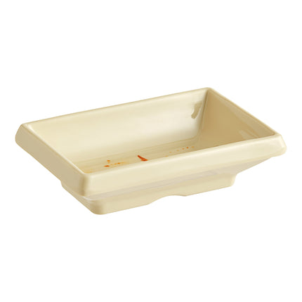 Đĩa đựng sốt melamine chữ nhật Acopa Brassia 59 ml - Thùng 12 cái