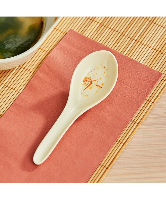 Muỗng súp hoành thánh melamine Acopa Brassia 0,75 oz (22 ml) - Thùng 60 cái