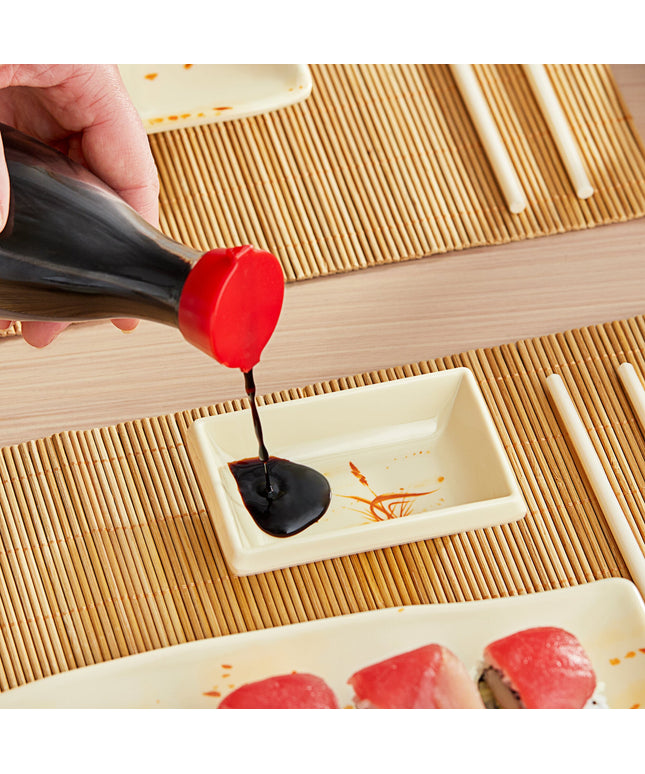 Đĩa đựng sốt melamine chữ nhật Acopa Brassia 59 ml - Thùng 12 cái