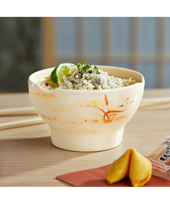 Tô cơm tròn nhựa melamine Acopa Brassia 355 ml - Thùng 12 cái