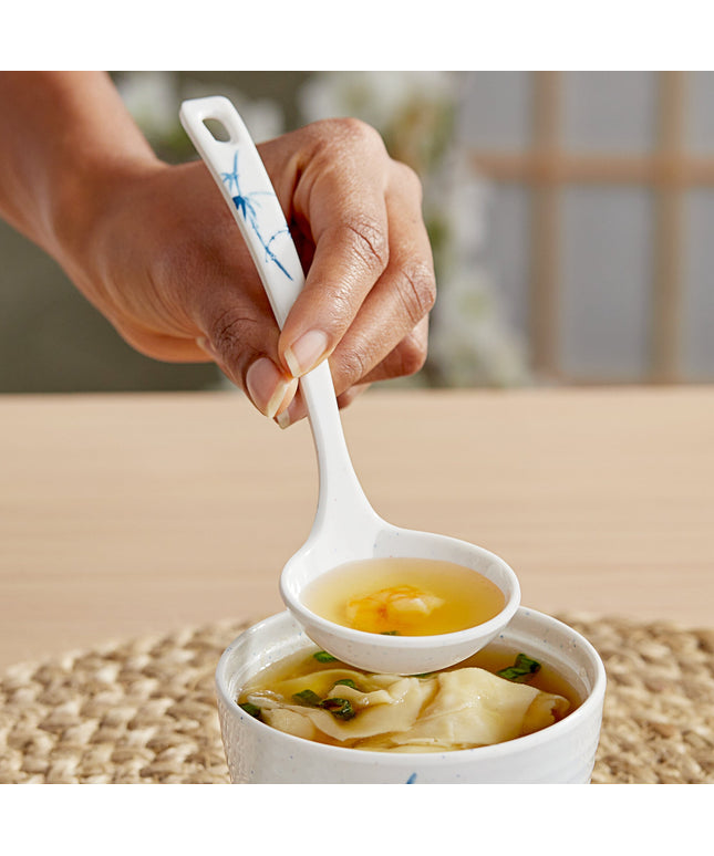 Vá múc súp melamine Acopa Biru 30 ml - Thùng 60 cái