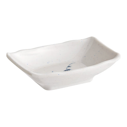 Đĩa nước chấm melamine chữ nhật Acopa Biru 44 ml - Thùng 24 cái