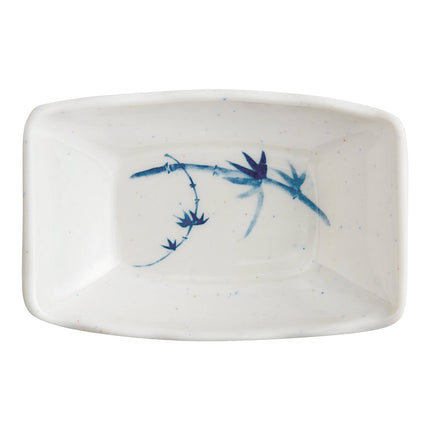 Đĩa nước chấm melamine chữ nhật Acopa Biru 44 ml - Thùng 24 cái
