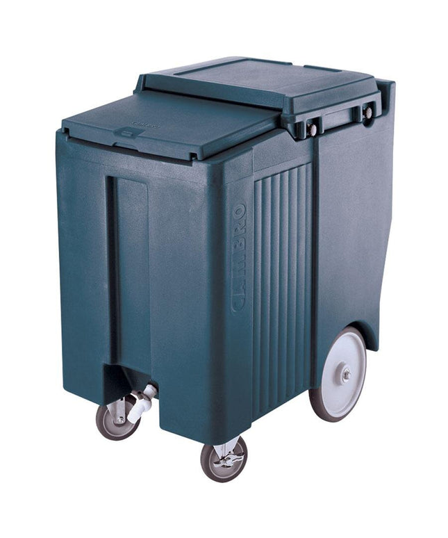 Thùng đá di động Cambro ICS175TB401 SlidingLid xanh đá phiến - Sức chứa 79 kg, mẫu cao
