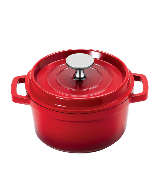 Nồi Nhôm Phủ Ceramic GET CA-013-R/BK/CC 3/3.8 lít Màu Đỏ