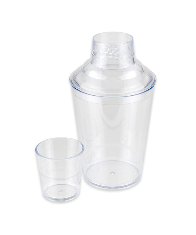 Bộ Bình Lắc Cocktail Nhựa GET 518 ml Trong Suốt SH-175-1-CL