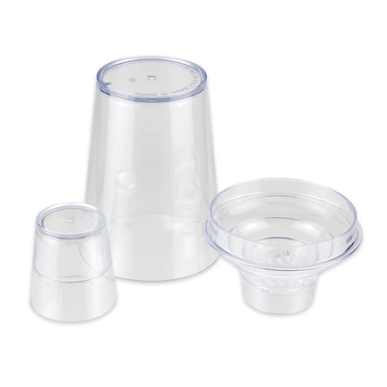Bộ Bình Lắc Cocktail Nhựa GET 518 ml Trong Suốt SH-175-1-CL