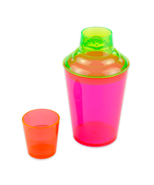 Bộ Bình Lắc Cocktail Nhựa GET 518 ml Màu Neon SH-175-NEON
