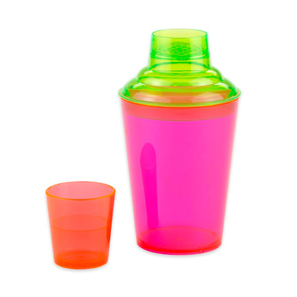 Bộ Bình Lắc Cocktail Nhựa GET 518 ml Màu Neon SH-175-NEON