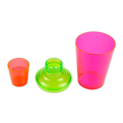 Bộ Bình Lắc Cocktail Nhựa GET 518 ml Màu Neon SH-175-NEON