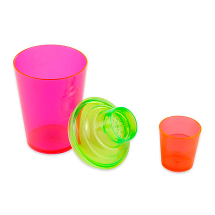 Bộ Bình Lắc Cocktail Nhựa GET 518 ml Màu Neon SH-175-NEON