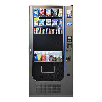 Máy bán hàng tự động kết hợp mát / thường Seaga QUICKBreak 29 vị trí với đồ họa chữ U đen