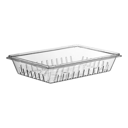 Khay lọc nước cho hộp đựng thực phẩm nhựa polycarbonate trong suốt Choice 66 x 46 x 13 cm