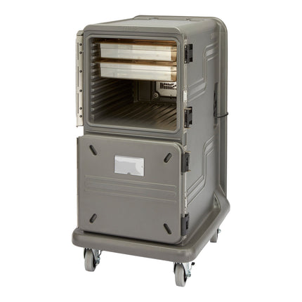 Xe giữ nhiệt vận chuyển khay thực phẩm cao 2 khoang (1 nóng chủ động / 1 lạnh chủ động) Cambro Pro Cart Ultra PCU1600HC6
