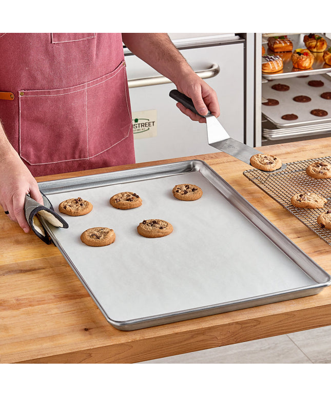 Giấy nến Baker's Lane 40,6 cm x 61 cm cỡ đầy đủ Silicone Coated Parchment Paper Bun / khay nướng Liner Sheet - Thùng 1.0