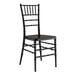 Ghế Chiavari Lancaster Table & Seating nhựa đen gia cố thép loại nặng