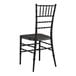 Ghế Chiavari Lancaster Table & Seating nhựa đen gia cố thép loại nặng