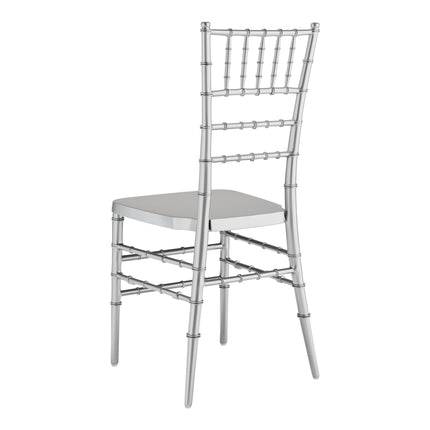 Ghế Chiavari resin gia cố thép Lancaster Table & Seating bạc