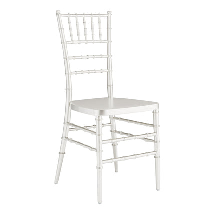 Ghế Chiavari nhựa trắng siêu bền gia cường thép Lancaster Table & Seating