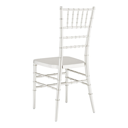 Ghế Chiavari nhựa trắng siêu bền gia cường thép Lancaster Table & Seating