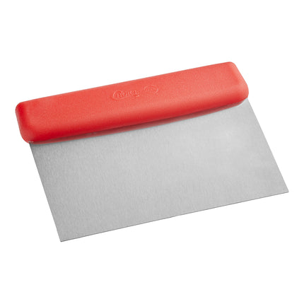 Dao cạo bột thép không gỉ carbon cao Choice 16 x 7,6 cm tay cầm đỏ