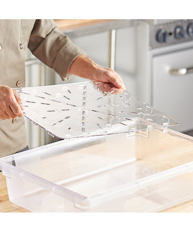 Khay lọc nước cho hộp đựng thực phẩm nhựa polycarbonate trong suốt Choice 66 x 46 x 1 cm