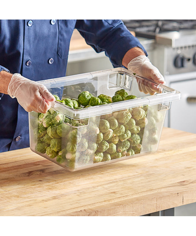 Hộp đựng thực phẩm nhựa polycarbonate trong suốt Choice 46 x 30 x 23 cm