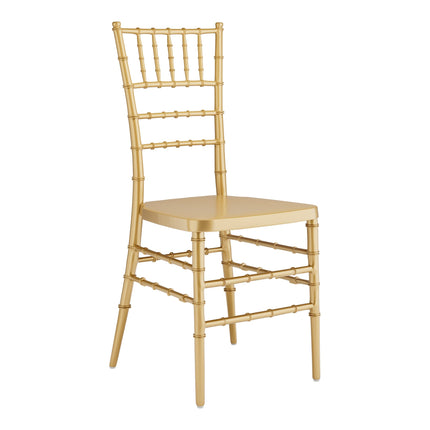 Ghế Chiavari nhựa gia cố thép Lancaster Table & Seating màu vàng gold