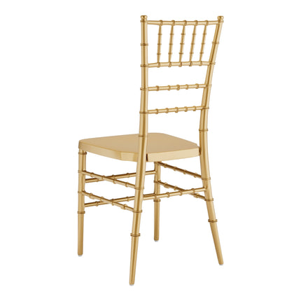 Ghế Chiavari nhựa gia cố thép Lancaster Table & Seating màu vàng gold