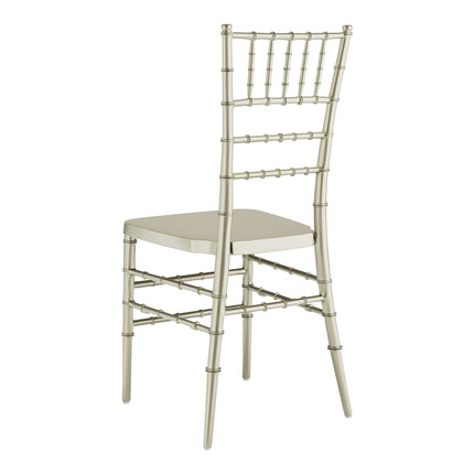 Ghế Chiavari resin gia cố thép bền chắc Lancaster Table & Seating màu champagne
