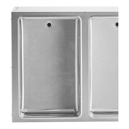 Bàn hâm nóng điện ba khoang ServIt chân kín 120V, 1.500W