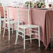 Ghế Chiavari nhựa trắng siêu bền gia cường thép Lancaster Table & Seating