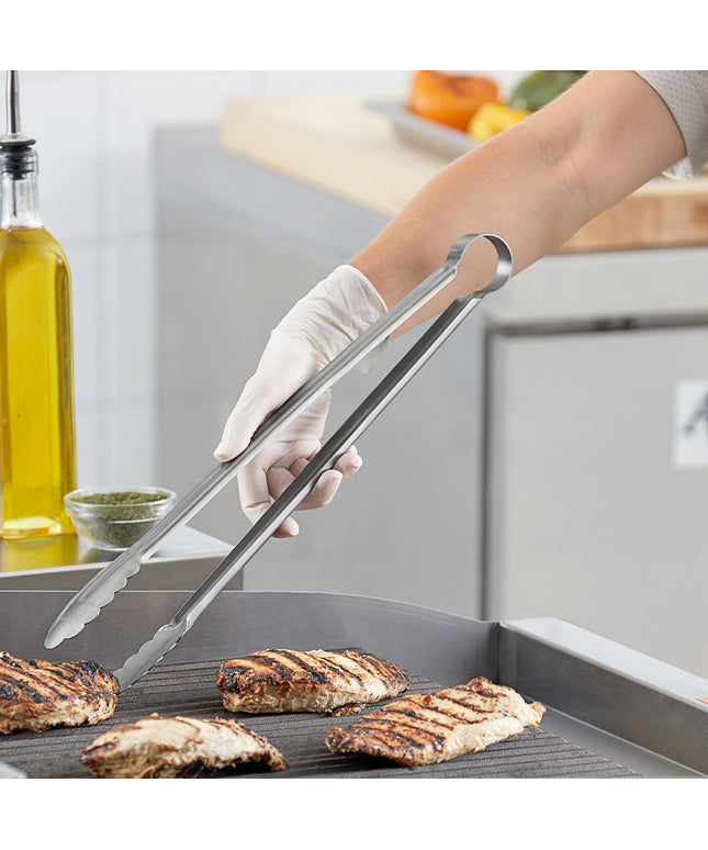 Kẹp gắp inox một mảnh chịu lực Choice 41 cm đầu vỏ sò