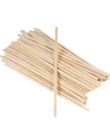 Que Khuấy Cà Phê Rofson BCS7SU 18 cm Không Bọc Đầu Vuông Tre