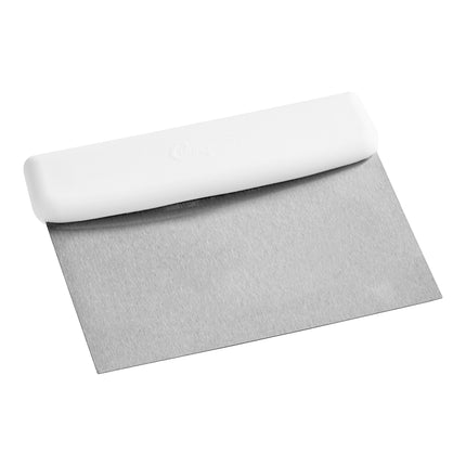 Dao cạo bột thép không gỉ carbon cao Choice 16 x 7,6 cm tay cầm trắng